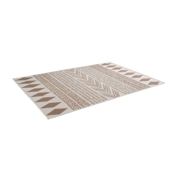 PREPROGA NATERIAL DELOS 120X180 BEŽ/RJAVA ZUNANJA