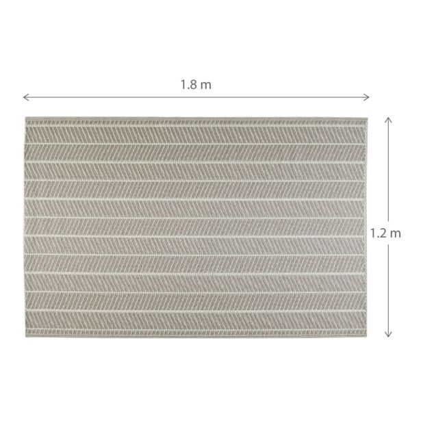 PREPROGA NATERIAL ENOS 120X180 BEŽ/RJAVA ZUNANJA
