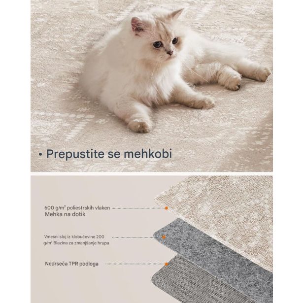 PREPROGA SONGMICS HOME NEDRSEČA KAPUČINO