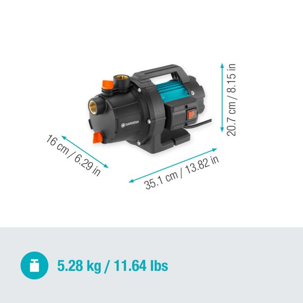 PRETOČNA ČRPALKA GARDENA 3000/4 BASIC 600W 3000L/H