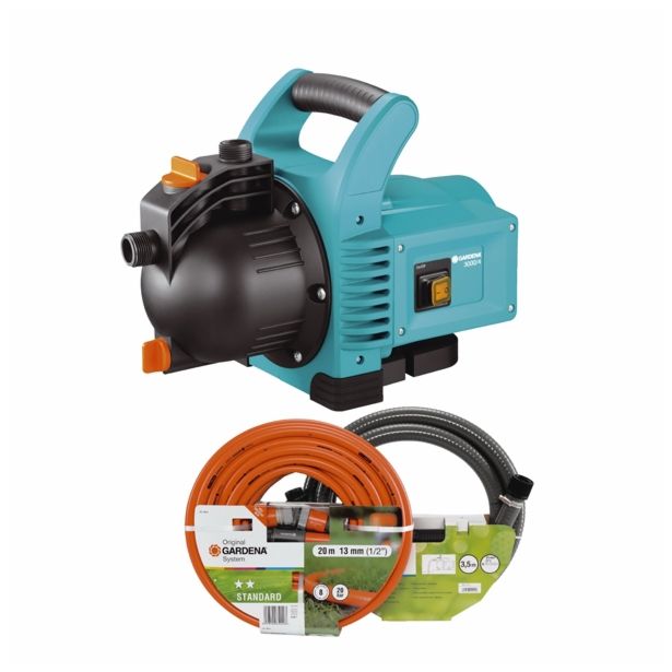 PRETOČNA ČRPALKA GARDENA CLASSIC 3000/4 S CEVMI