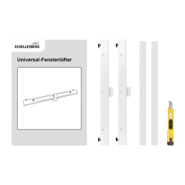 SCHELLENBERG UNIVEZALNI PREZRAČEVALNIK ZA OKNA - ZAČETNI KOMPLET