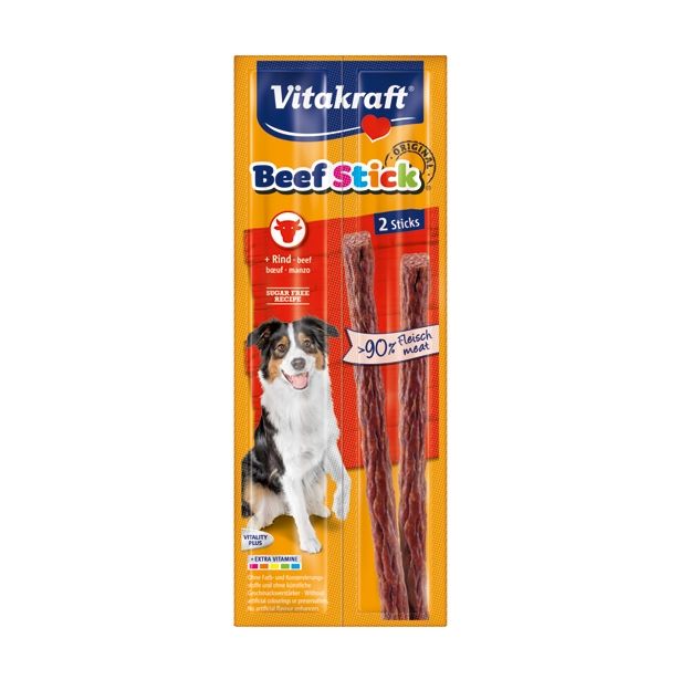 PRIBOLJŠEK ZA PSA VITAKRAFT BEEF-STICK GOV., 24G/2KOS