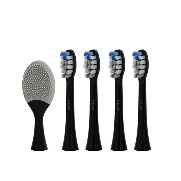 PRIBOR IN DODATKI MANTA SONICPROTECT PRO GLAVE SREDNJE TRD., ČRNE, 5 KOM