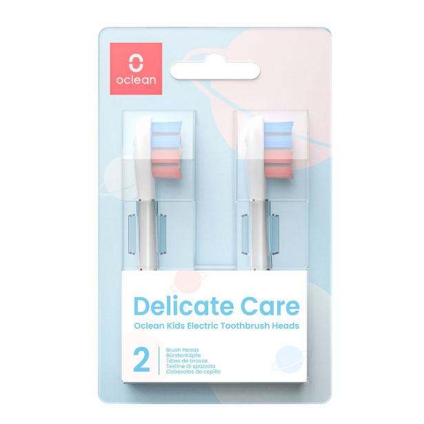 PRIBOR IN DODATKI OCLEAN NASTAVEK DELICATE CARE KIDS, 2 KOS, BELA
