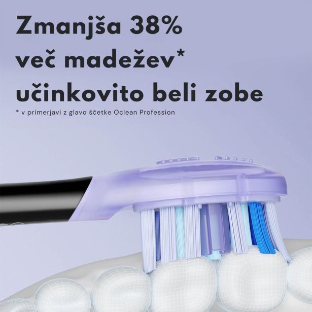 PRIBOR IN DODATKI OCLEAN NASTAVEK ULTRA WHITE 2 KOS, ČRNA