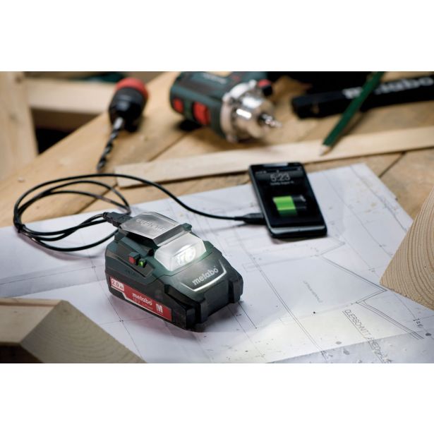 BATERIJSKI VMESNIK METABO PA 14.4-18 LED-USB