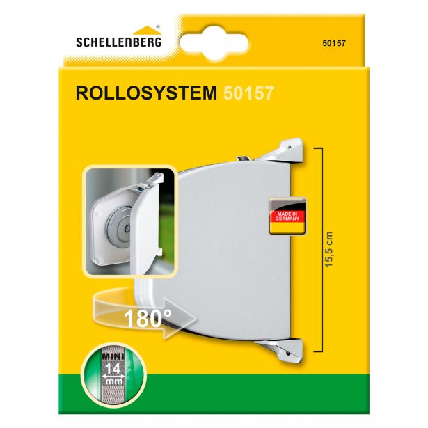 PRIBOR SCHELLENBERG NAVIJALEC ZA ROLETE FLEXO MINI S TEČAJI BEL