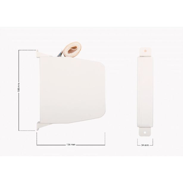 PRIBOR SCHELLENBERG NAVIJALEC ZA ROLETE MAXI 5.3M VRTLJIVA VRVICA BELA