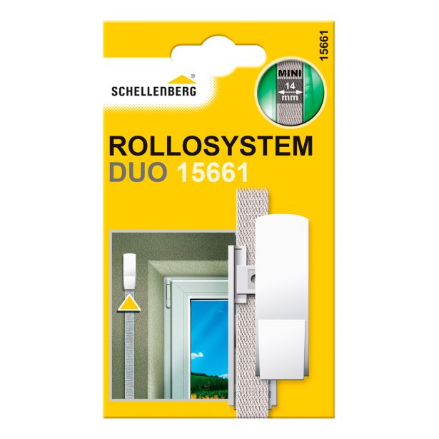 PRIBOR SCHELLENBERG PVC VODILO ZA ROLETNI TRAK DUO PLUS MINI LR