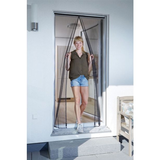 SCHELLENBERG MAGNETNA ZAŠČITNA ZAVESA PROTI INSEKTOM ZA VRATA 120X240 CM ANTRACIT