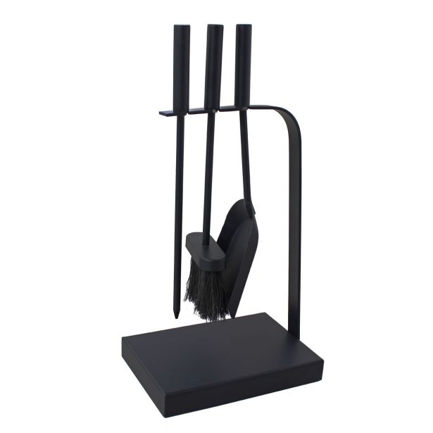 PRIBOR ZA ČIŠČENJE 3 DELNI ČRNI VIŠINA 44.5 CM
