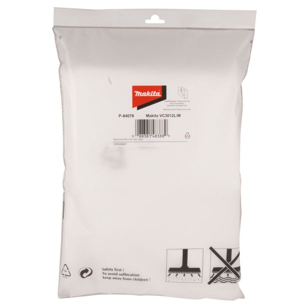 PRIBOR ZA DELAVN.SESALNIK MAKITA P-84078 VREČKE FILTER PLATNO 5 KOS