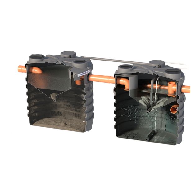 PRIBOR ZA ODVODNJAVANJE 2PR BIOLOŠKA ČISTILNA NAPRAVA 2PR ONE 3PE 850 LITROV