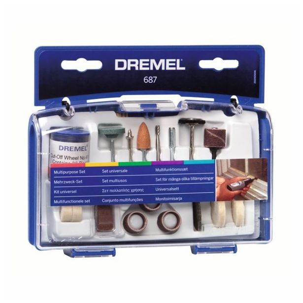 PRIBOR ZA ORODJA DREMEL DREMEL VEČNAMENSKI SET TIP 687