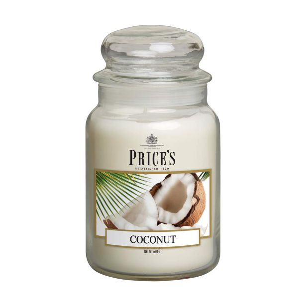 DIŠEČA SVEČA PRICE'S LARGE JAR COCONUT
