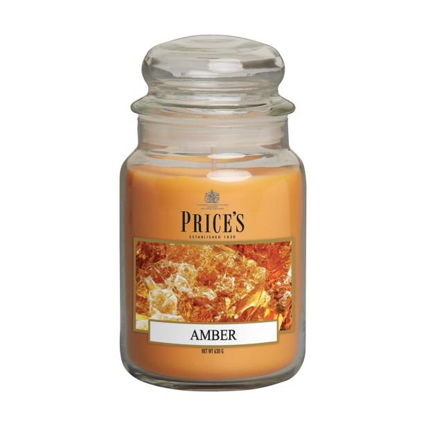 DIŠEČA SVEČA PRICE'S LARGE JAR AMBER