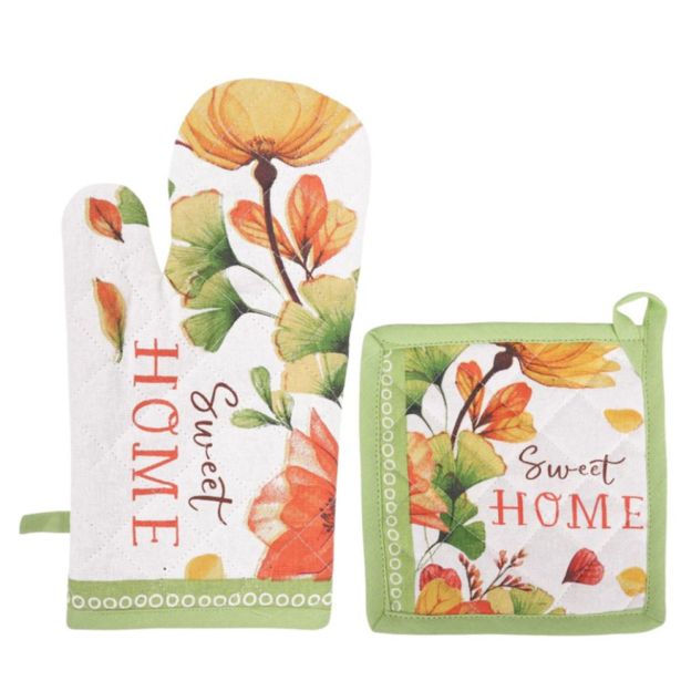 PRIJEMALKA RAVI SET ZA VROČO POSODO HOME SUNSET, BOMBAŽ