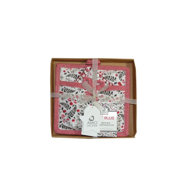 PRIJEMALKA SIRETESSILE 20X20 CM IN KUHINJSKA KRPA 40X60 CM