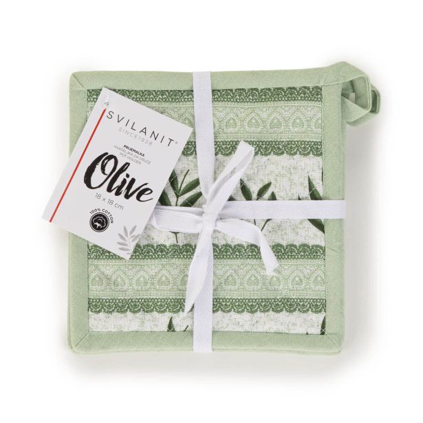 PRIJEMALKA SVILANIT OLIVE 2X18X18 SVETLO ZELENA