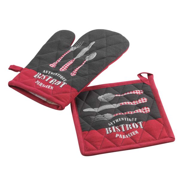 PRIJEMALKA U10 SET ROKAVICA IN PRTIČEK 18X28CM/20X20