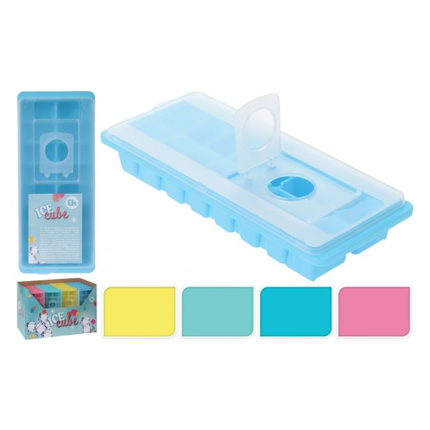 PRIPOMOČEK H&S MODEL ZA LEDENE KOCKE S POKROVOM BARVNI