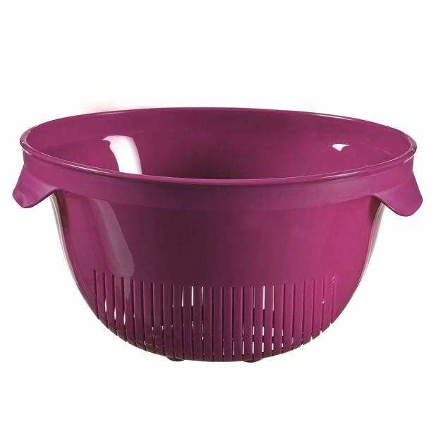 PRIPOMOČEK ZA ODCEJANJE CURVER CEDILO Z ROČAJEMA VIJOLA