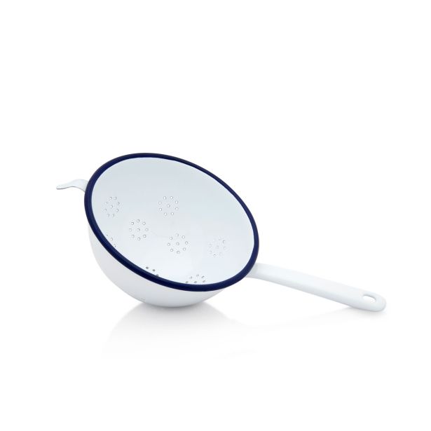 PRIPOMOČEK ZA ODCEJANJE METALAC CEDILO Z ROČAJEM 20 CM 2.5 LIT RETRO