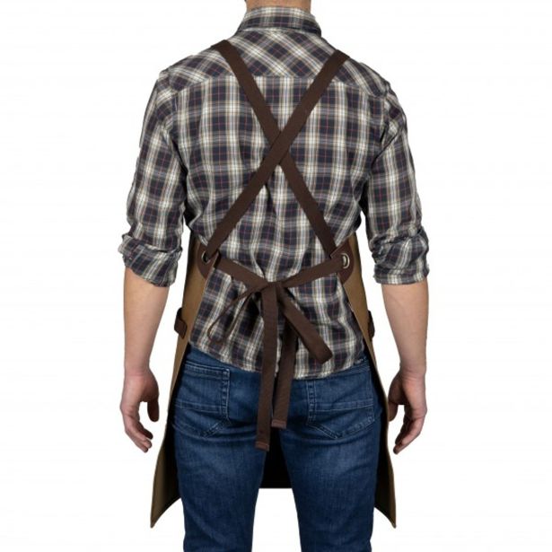 PRIPOMOČEK ZA PEKO LIVOO GS166 USNJEN PREDPASNIK RJAV