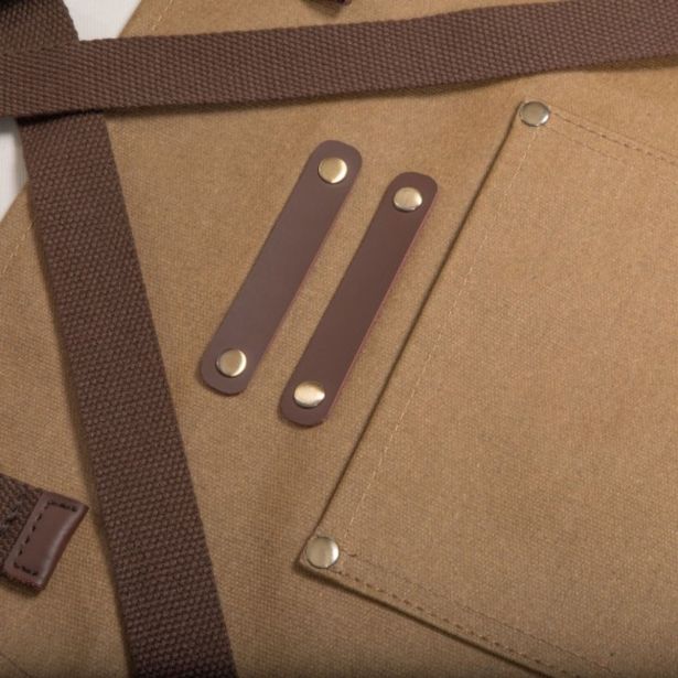 PRIPOMOČEK ZA PEKO LIVOO GS166 USNJEN PREDPASNIK RJAV