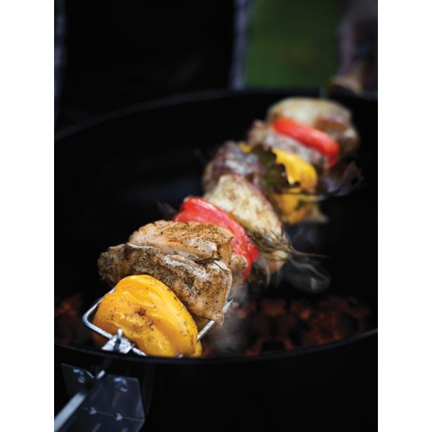 PRIPOMOČEK ZA PEKO WEBER VRTLJIV RAŽENJ ZA ŽARE NA OGLJE 57 CM