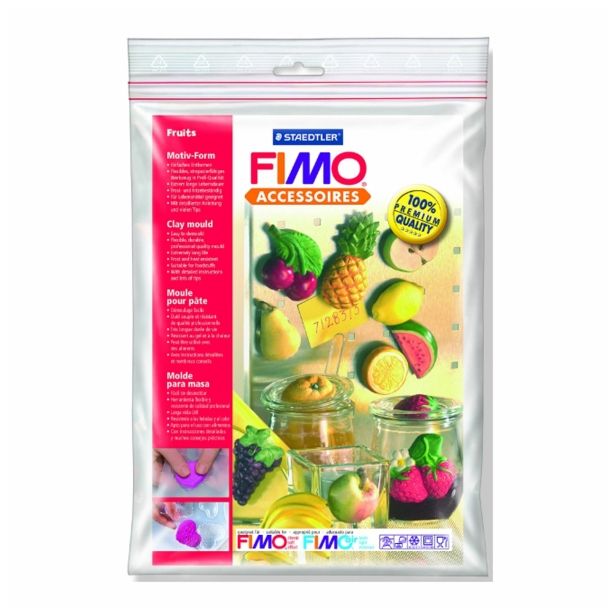 PRIPOMOČKI ZA MODELIRANJE FIMO KALUP "SADJE"