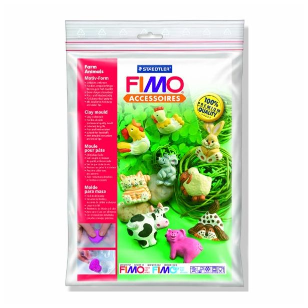 PRIPOMOČKI ZA MODELIRANJE FIMO KALUP "ŽIVALI S KMETIJE"