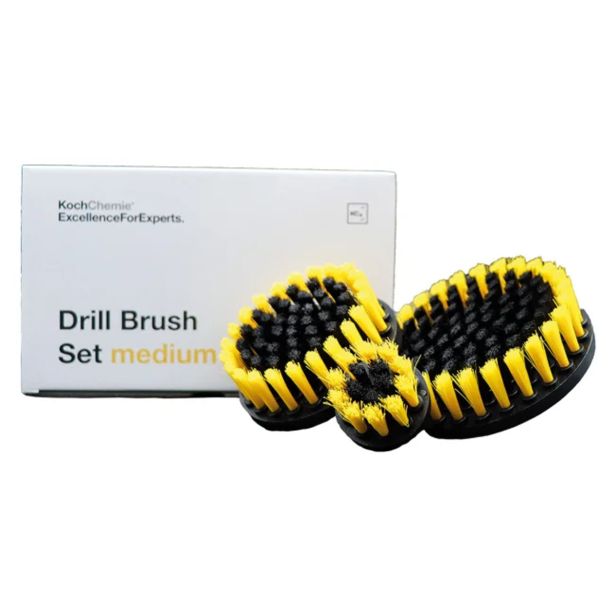 PRIPOMOČKI ZA NAVTIKO KOCH DRILL BRUSH SET 3/1 MEDIUM