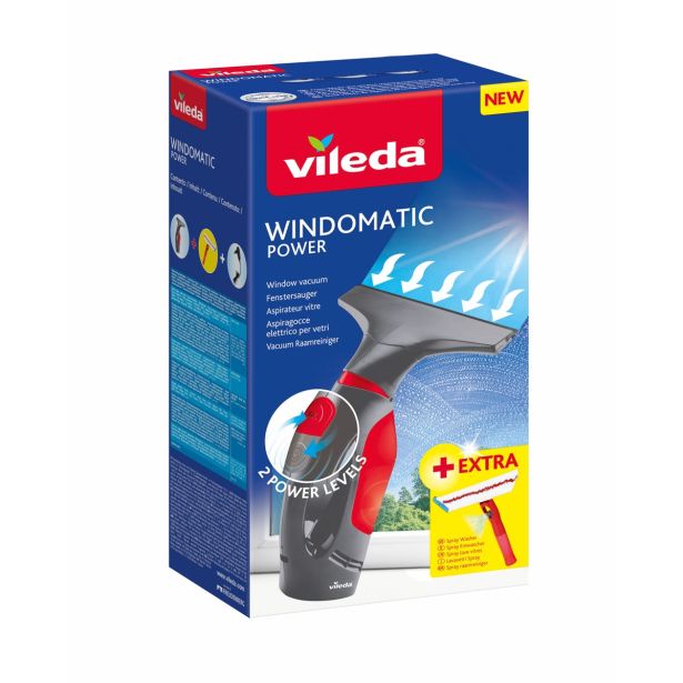 PRIPOMOČKI ZA OKNA VILEDA ČISTILEC ZA OKNA POWER WINDOMATIC + SPREJ