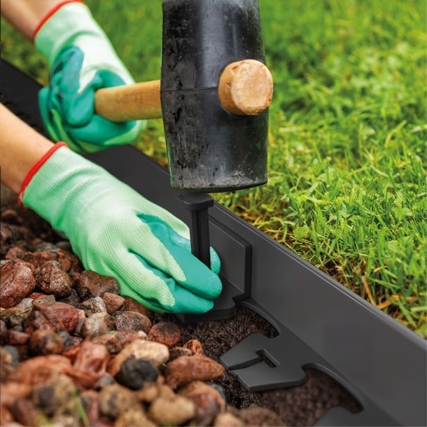 PRITRDILNI ELEMENT ZA NEVIDN ROBNIK 2PR TERRA, IZ PP MATERIALA, L=180MM