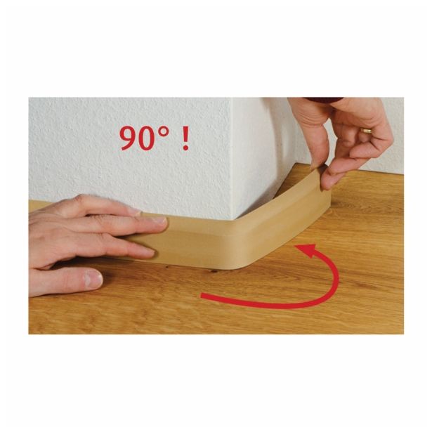 KOTNA ZAKLJUČNA LETEV FN PRO FLEX BELA 10X44X2400 MM