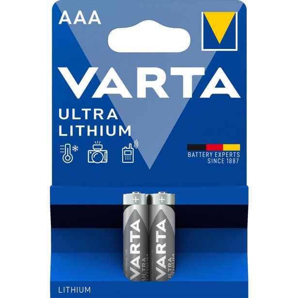 LITIJ BATERIJSKI VLOŽEK VARTA PROFESSIONAL LITHIUM AAA BL/2