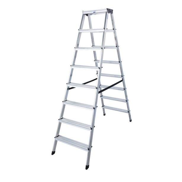 PROSTOSTOJEČA LESTEV KRAUSE MONTO DOPPLO 2X8 STOPNIC 1.7M DELOVNA VIŠINA 3.3M