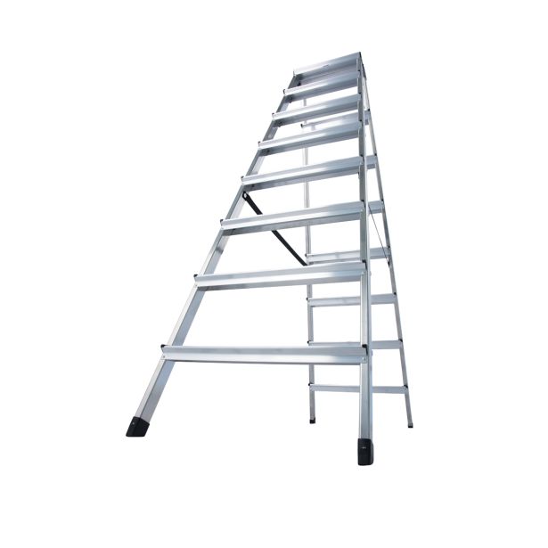 PROSTOSTOJEČA LESTEV KRAUSE MONTO DOPPLO 2X8 STOPNIC 1.7M DELOVNA VIŠINA 3.3M