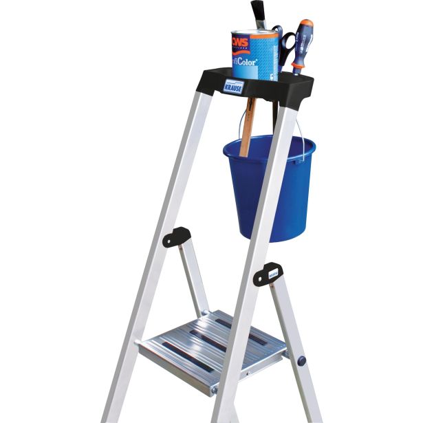 PROSTOSTOJEČA LESTEV KRAUSE MONTO 1X5 STOPNIČNA 1.65M DELOVNA VIŠINA 3.05M