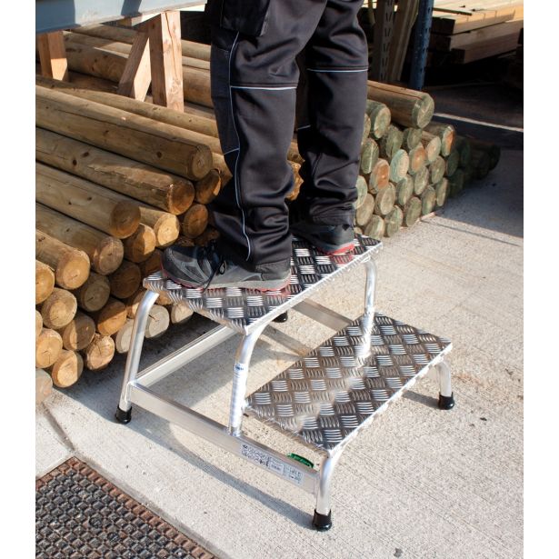 PROSTOSTOJEČA LESTEV KRAUSE STABILO KOVINSKA PLATFORMA 1X2 0.4M