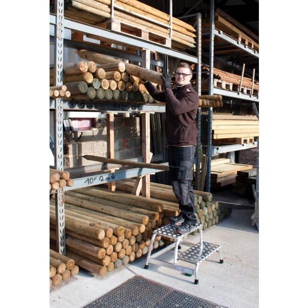 PROSTOSTOJEČA LESTEV KRAUSE STABILO KOVINSKA PLATFORMA 1X2 0.4M