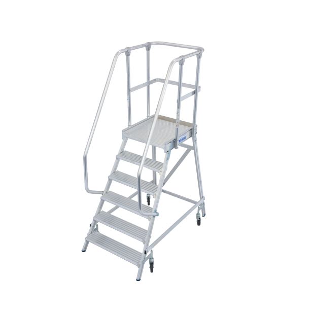 PROSTOSTOJEČA LESTEV KRAUSE STABILO PREMIČNI PODEST 6 STOPNIC BREZ ROČAJEV/OGRAJE