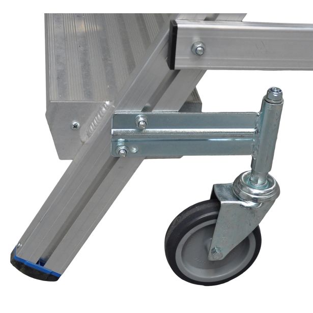 PROSTOSTOJEČA LESTEV KRAUSE STABILO PREMIČNI PODEST 6 STOPNIC BREZ ROČAJEV/OGRAJE