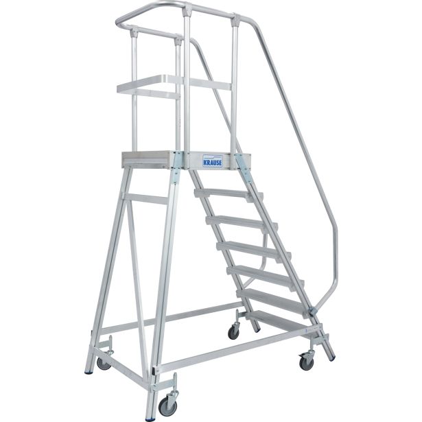 PROSTOSTOJEČA LESTEV KRAUSE STABILO PREMIČNI PODEST 7STOPNIC ENOSTRANSKI BREZ ROČAJEV