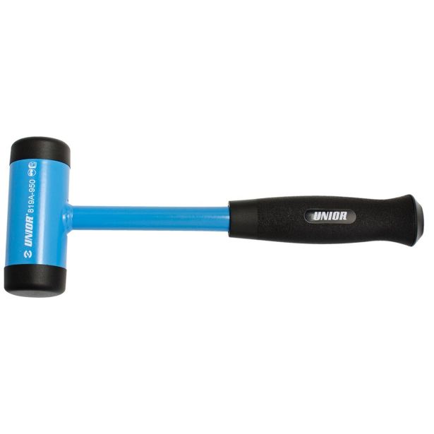 PROTIODBOJNO KLADIVO Z NASTAVKI IZ PLASTIČNE MASE UNIOR 55 MM ART. 819A (628815)