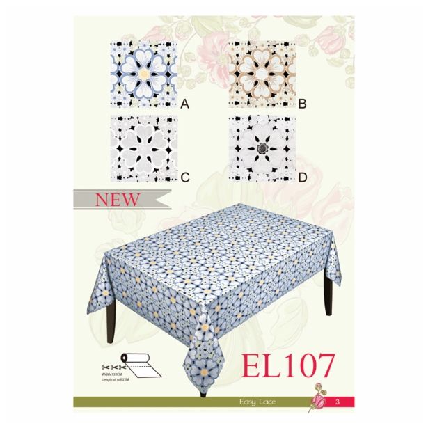 PRT NA ROLI NESE ČIPKA Z ROŽAMI ŠIRINA 132 CM