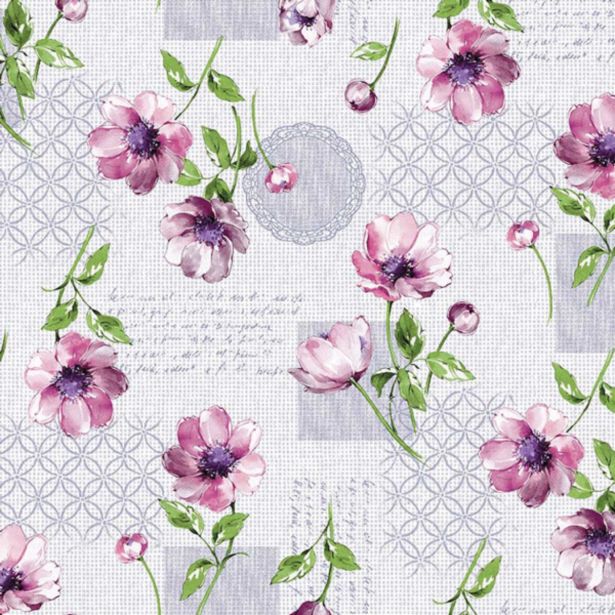 PRT NA ROLI NESE CVETJE VIJOLA ŠIRINA 140 CM