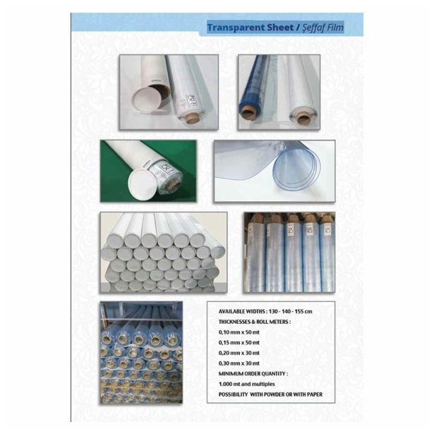 PRT NA ROLI NESE FOLIJA TRANSPARENT DEB. 0.15MM ŠIRINA 140CM